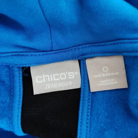 NWOT Chico's Zenergy Side-Split Cowl Neck Tunic - Picture 7 of 8